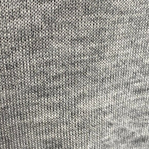 Joe's Jeans Sweater Womens Medium Azure Gray Heathered Layered Tartan Hem - Picture 7 of 16